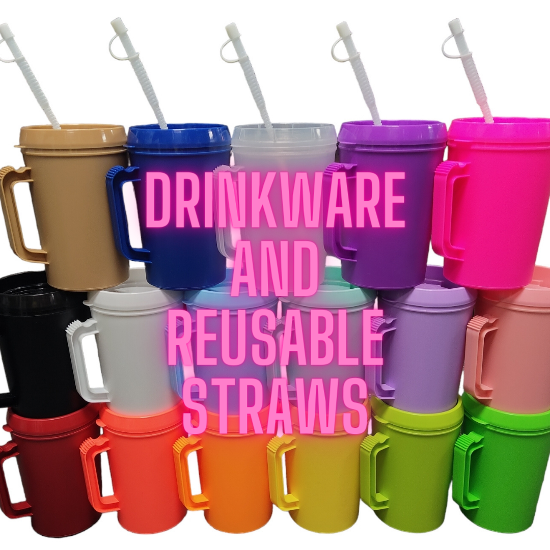 Cupture Plastic Reusable Straws