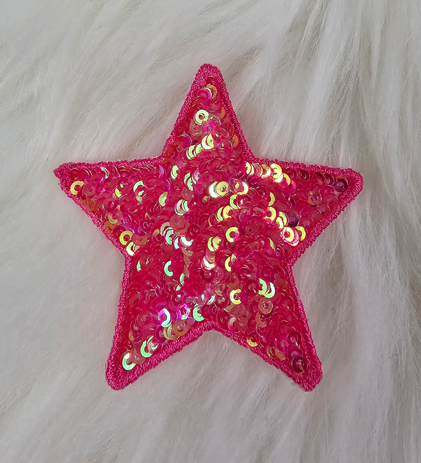 Star Sequin Iron On Patch