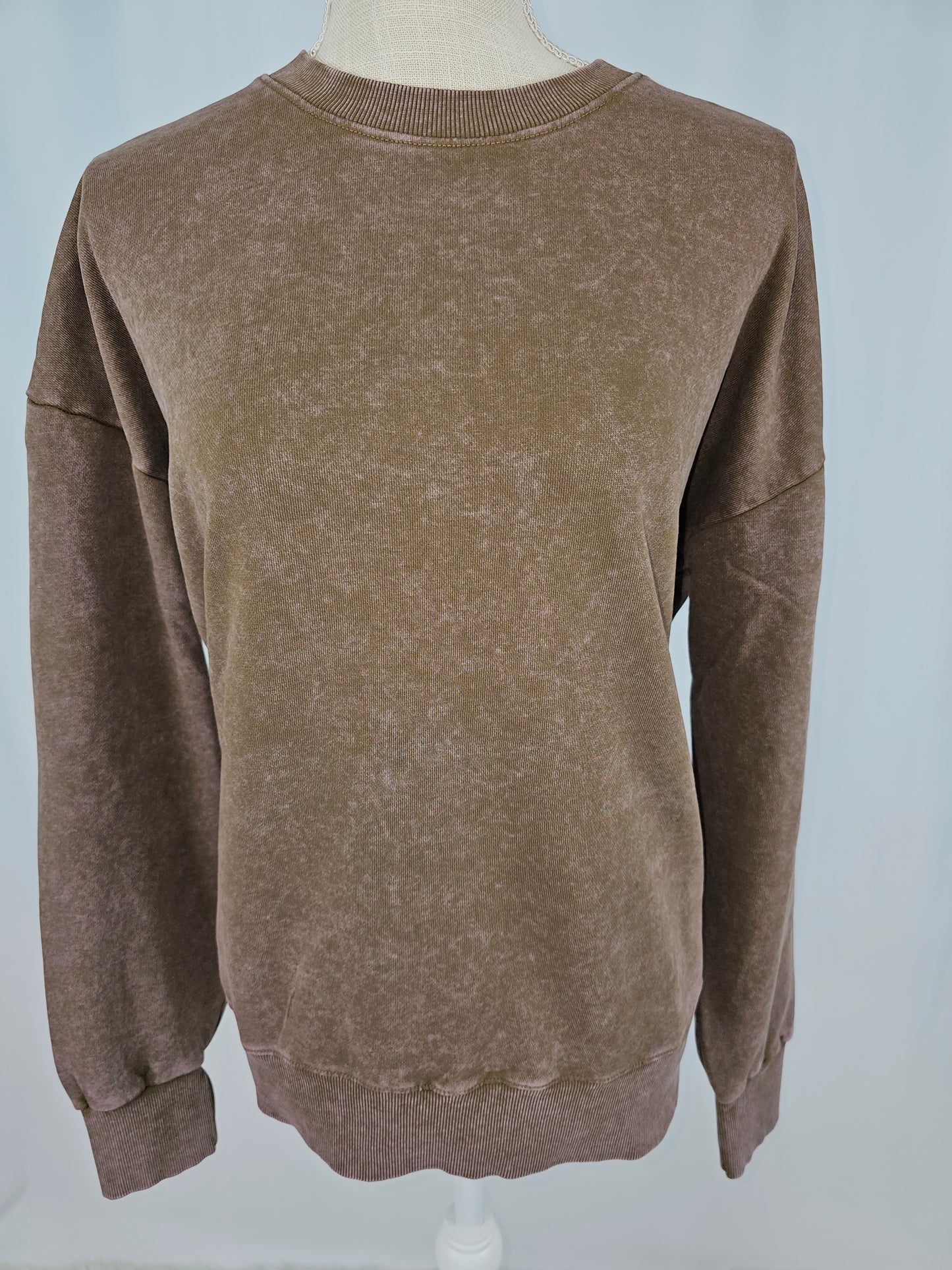 Pretty Preppy Co. Acid Wash Crew Neck Blanks