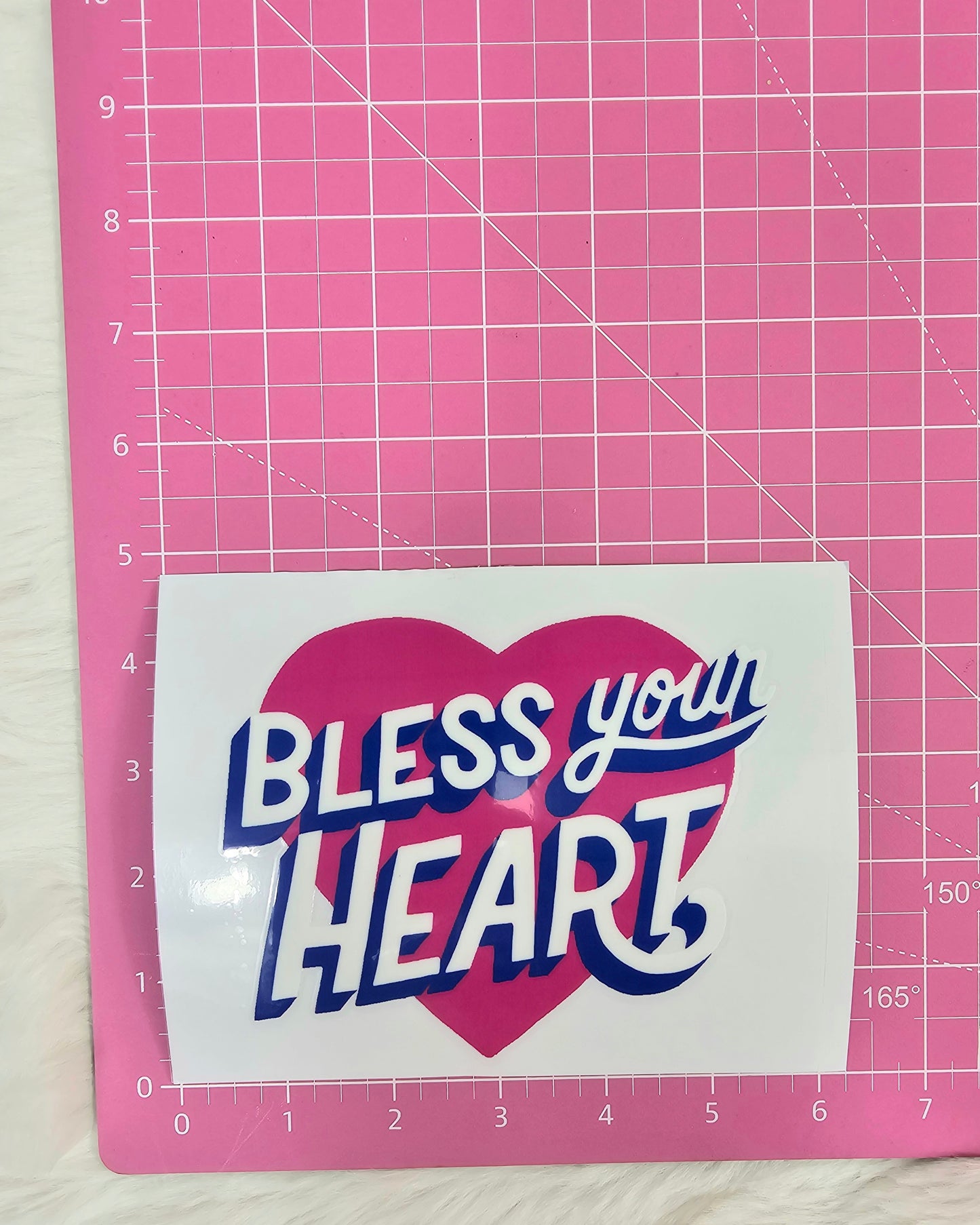 Bless Your Heart UV Transfer