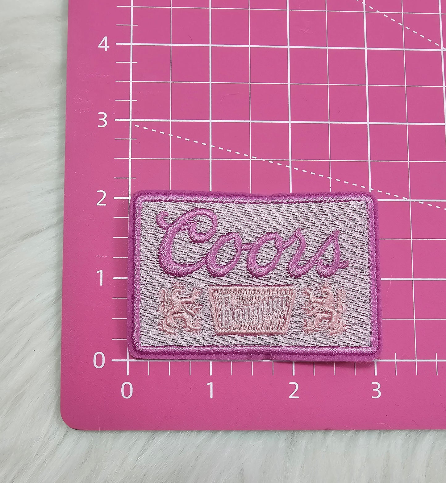 Western Coors Embroidery Beer Iron On Patch