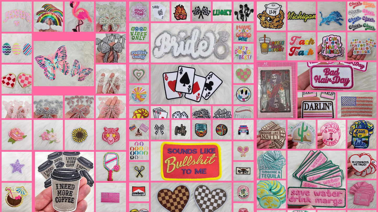 Mystery Bundles of Small Hat Patches FREE SHIPPING