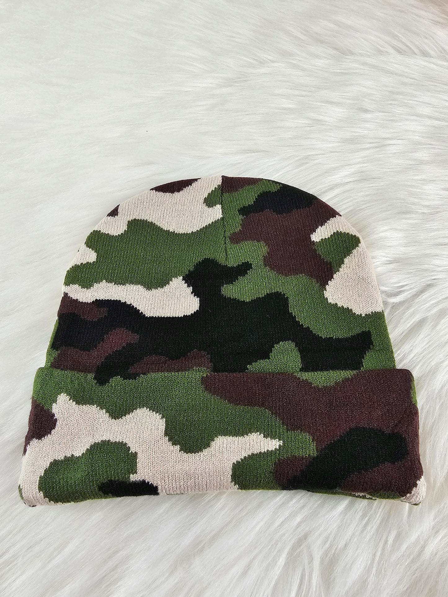 Checkerboard, Camo & Solid Color Beanie - Vibrant Winter Knit Hats for Men and Women | Mix & Match Discount Available