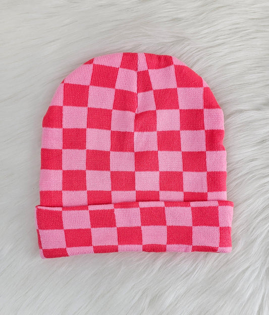 Checkerboard, Camo & Solid Color Beanie - Vibrant Winter Knit Hats for Men and Women | Mix & Match Discount Available