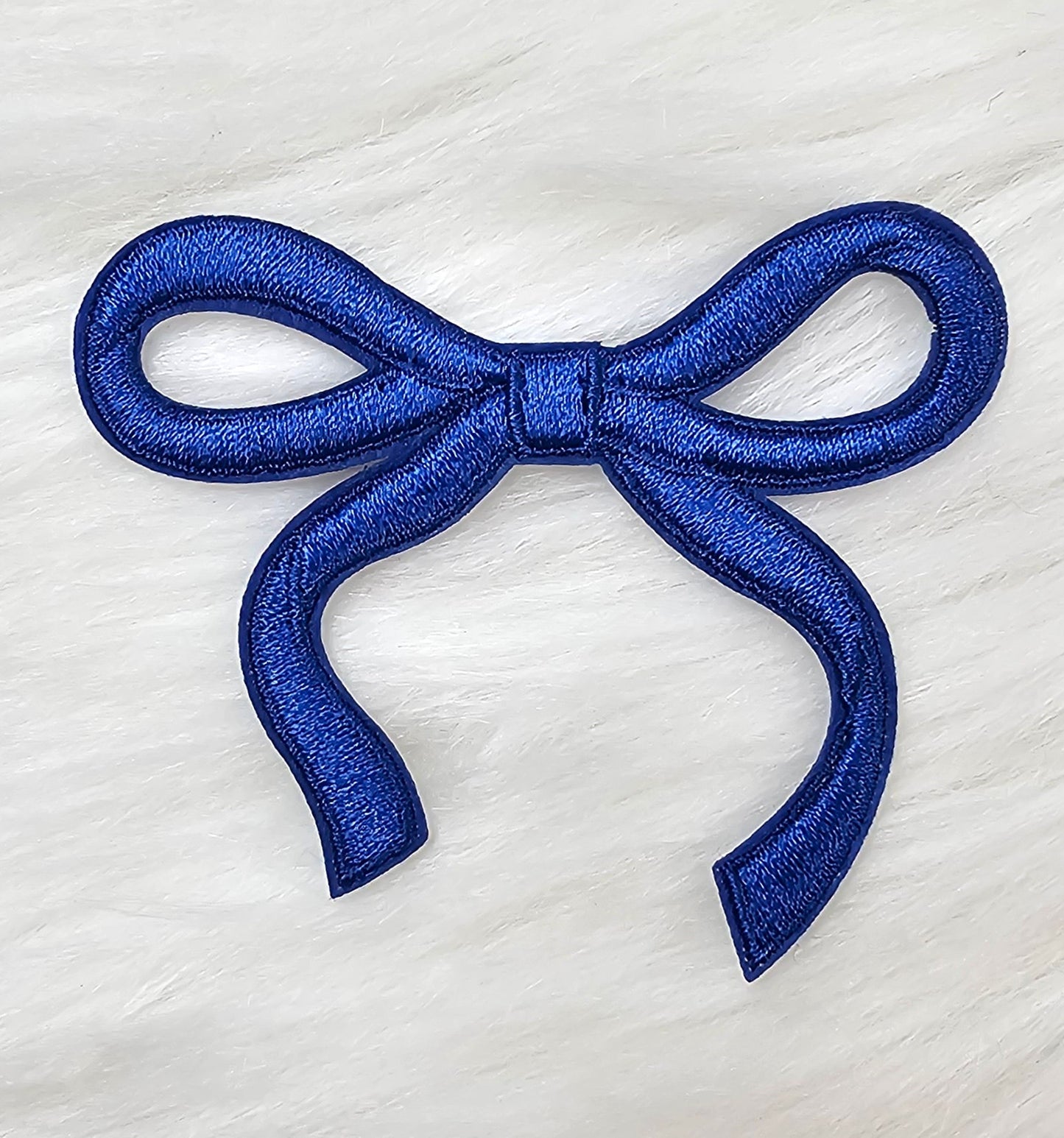 Coquette Bow Embroidery Iron On Patch