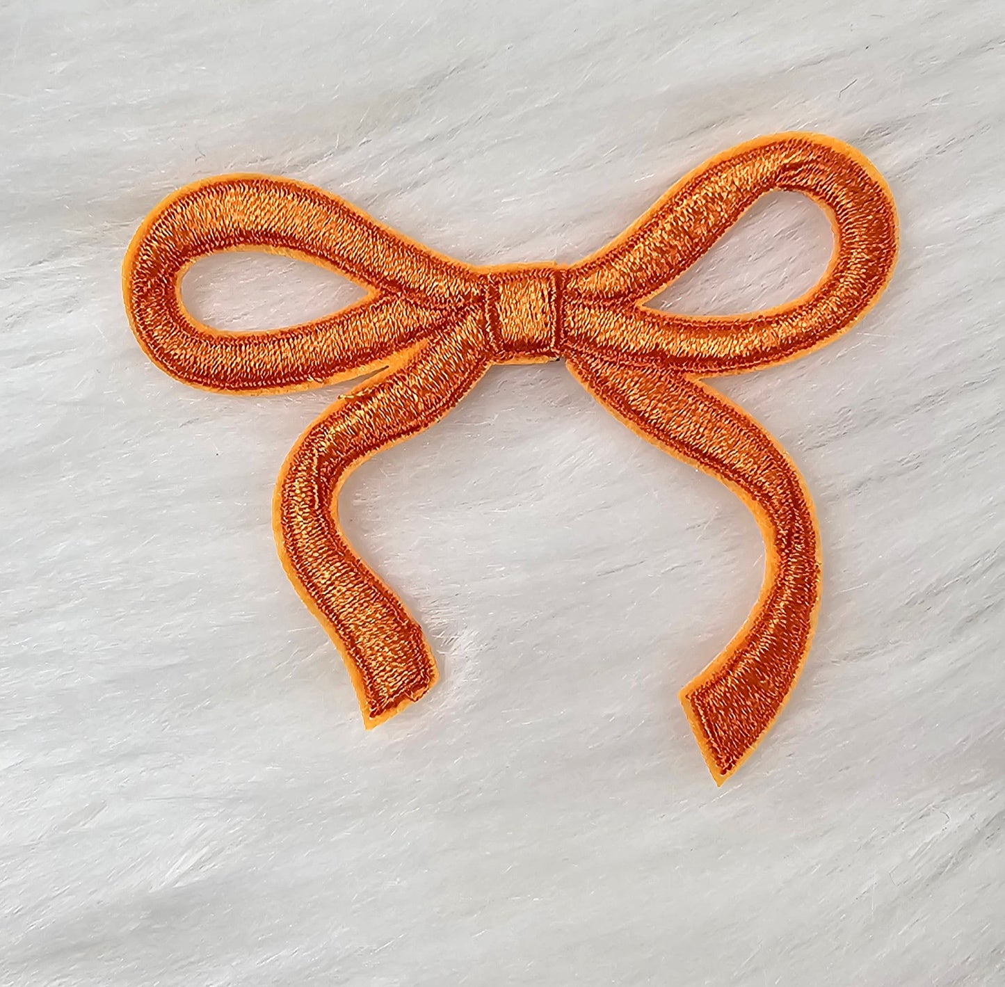 Coquette Bow Embroidery Iron On Patch