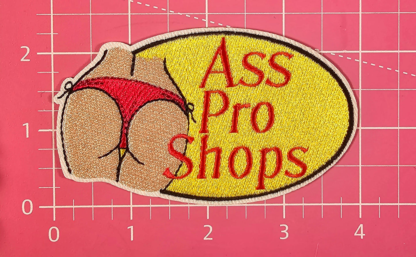 As* Pro Shops Embroidery Iron On Patch