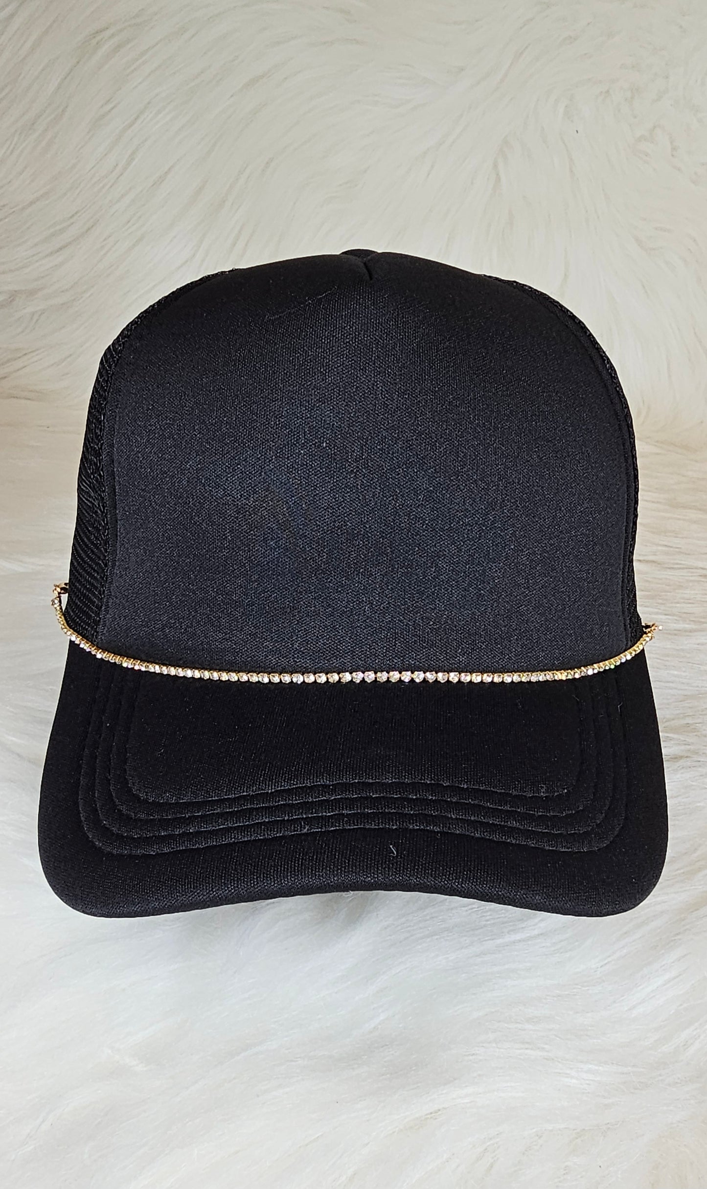 Trucker Hat Chain Rhinestone 2.5mm