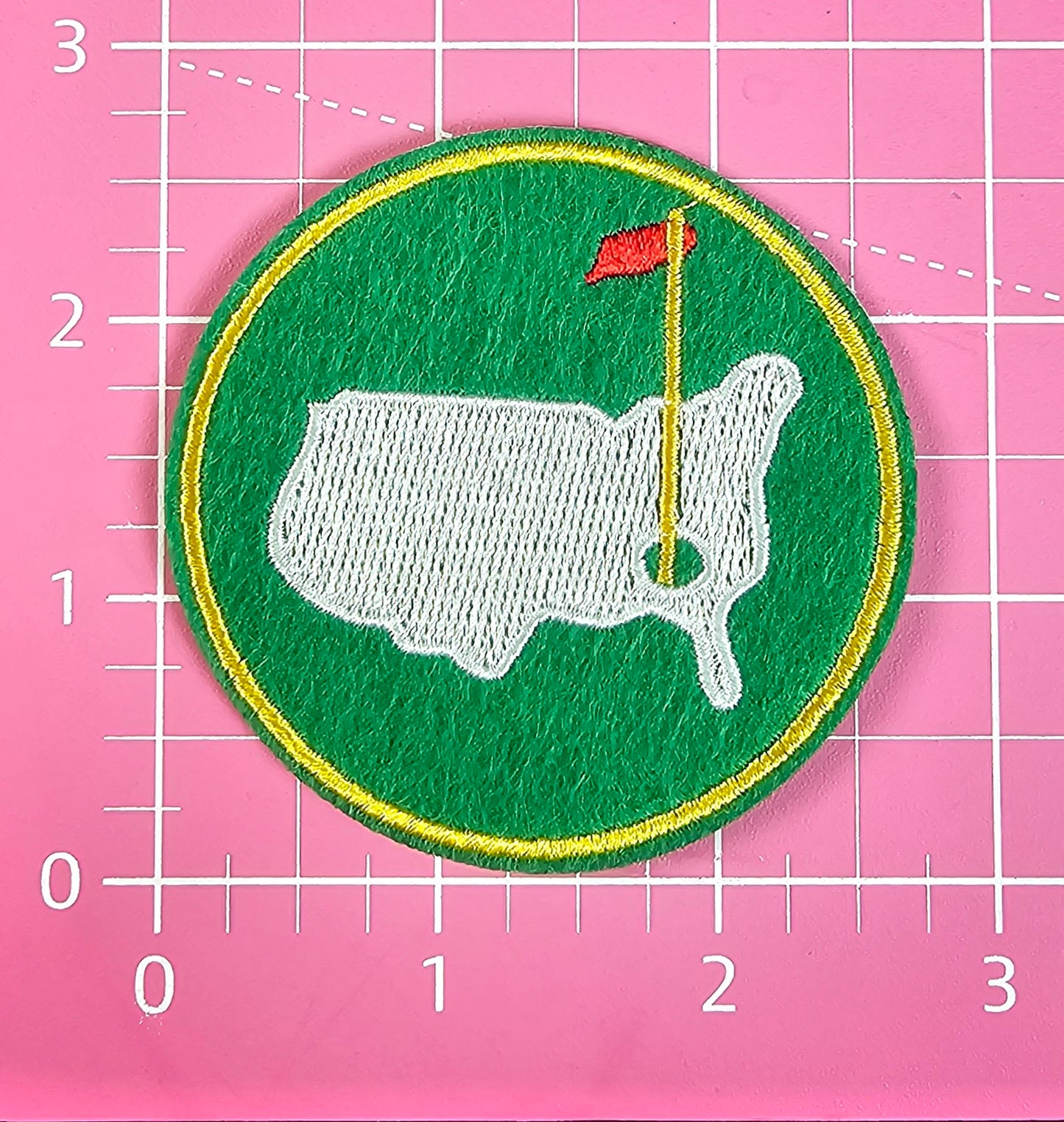Golf USA Master Putting Green Embroidery Iron On Patch