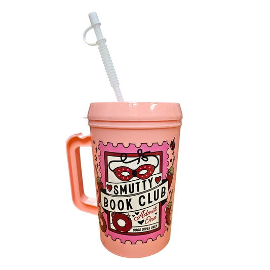 Smutty Book Club HIP SIPS Mega Trucker Mug 34oz