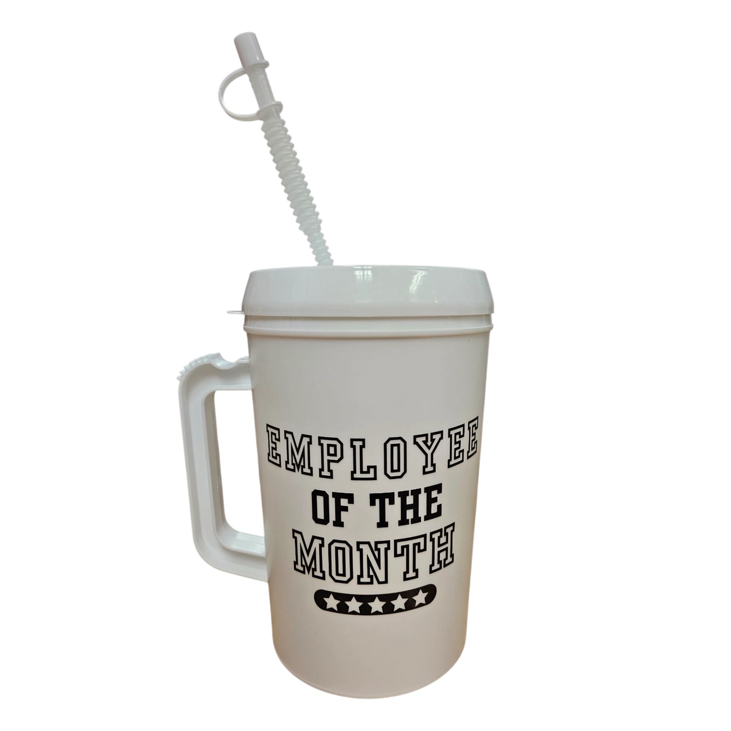 Employee Of The Month HIP SIPS Mega Trucker Mug 34oz