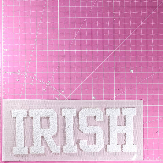 IRISH Fluffy Fuzzy Transfer Patch