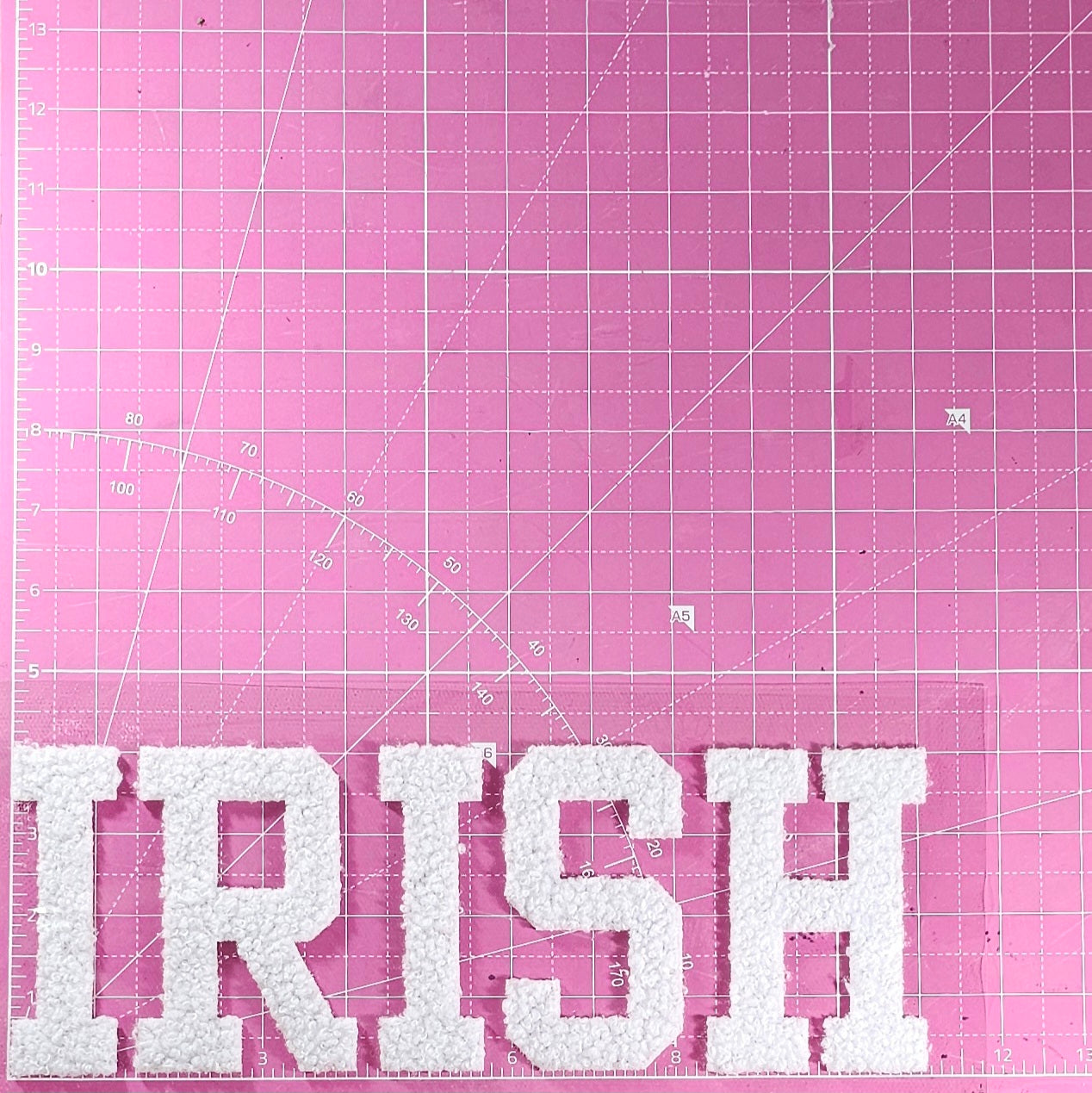 IRISH Fluffy Fuzzy Transfer Patch