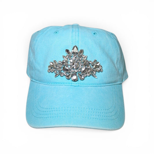 Regal Crest Crystal Silver Rhinestone Iron-On Patch