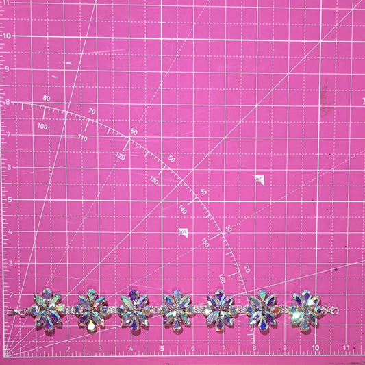 Flower Bling AB Trucker Hat Chain