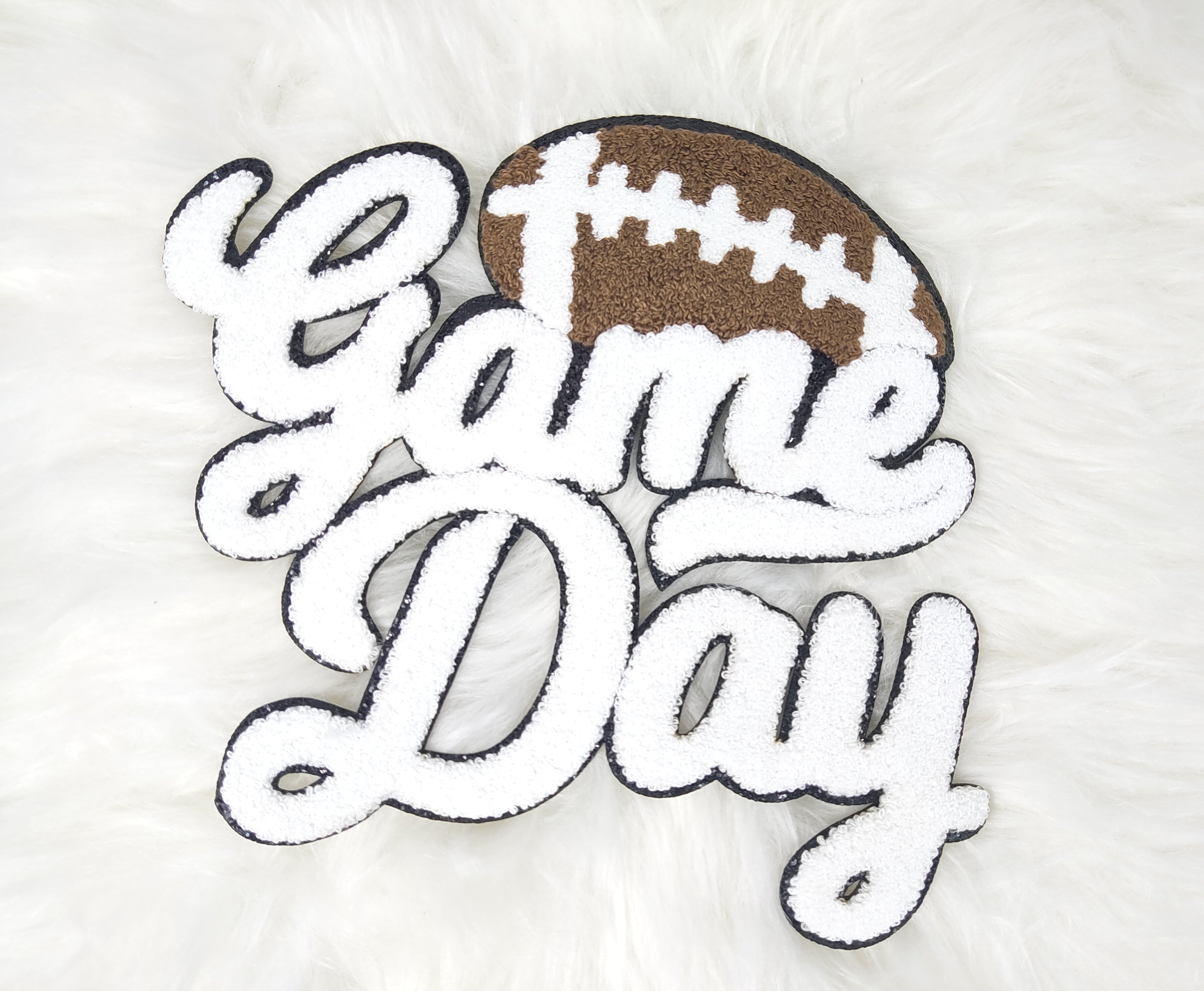 Iron-On Chenille Football Patches – Prep Obsessed