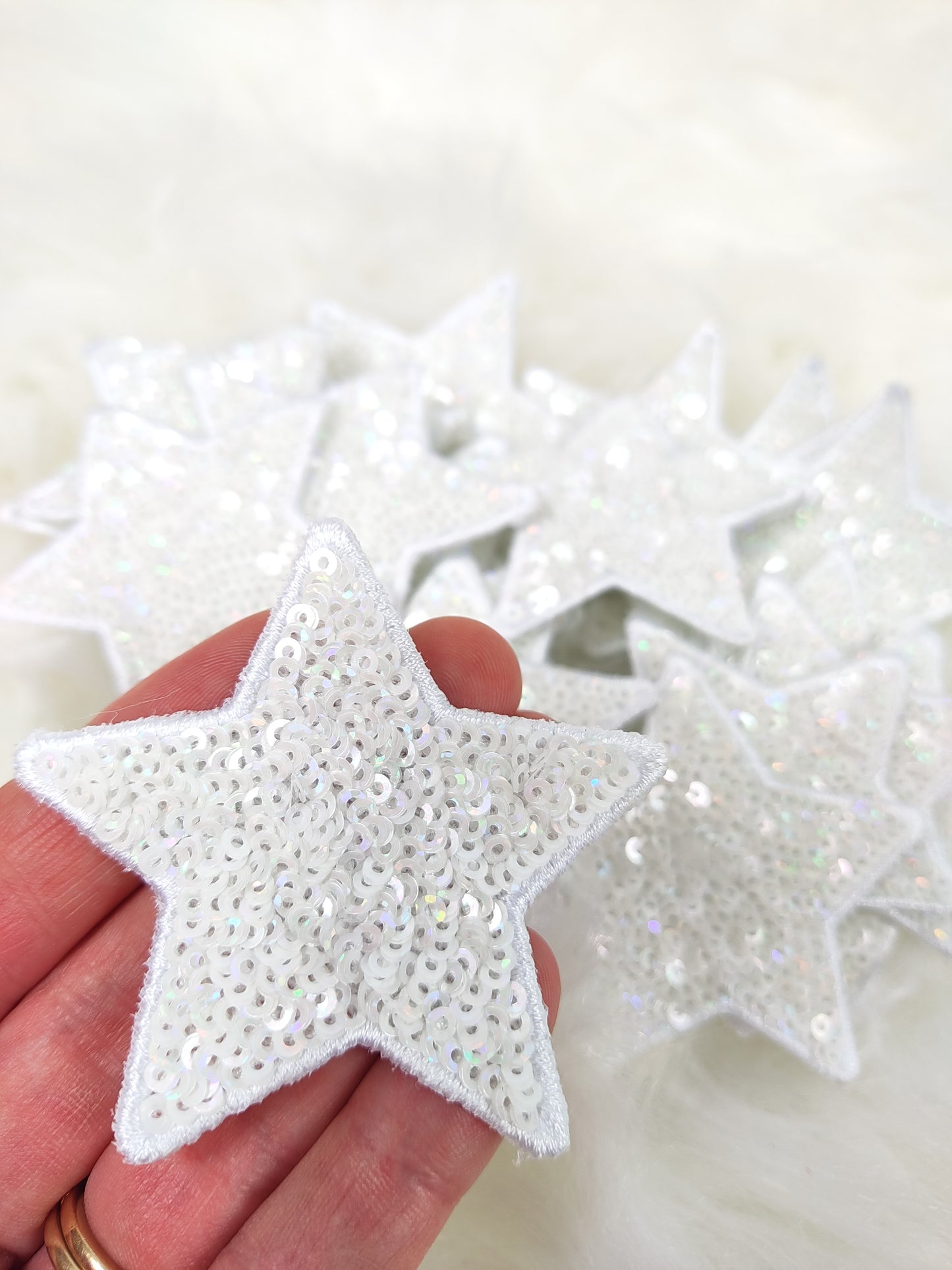 Star Sequin Iron On Patch