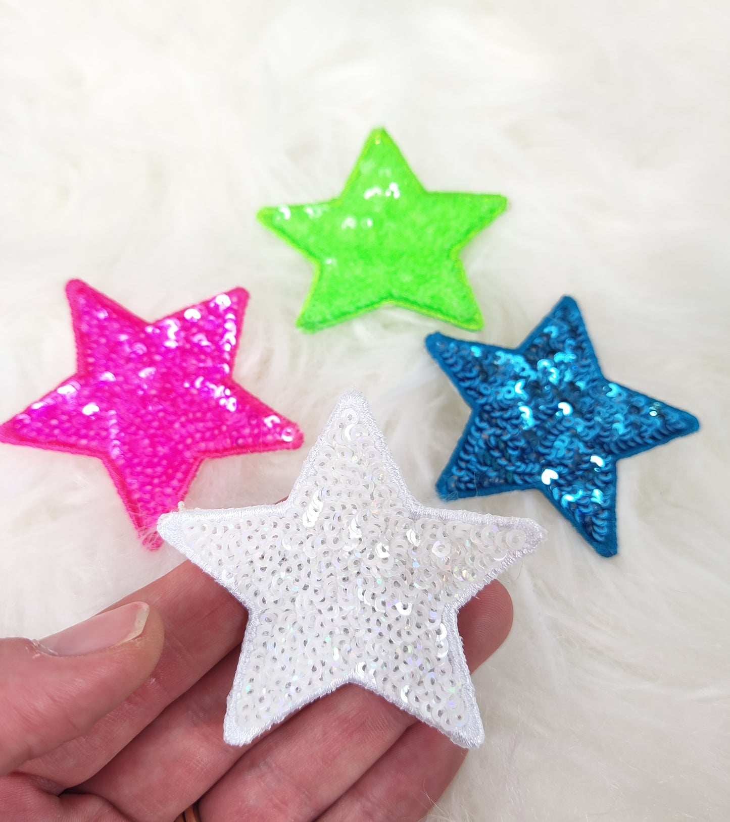 Star Sequin Iron On Patch