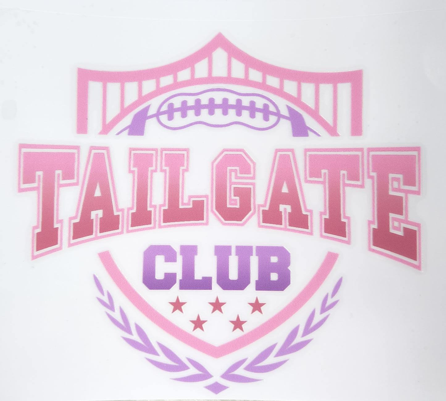 Tailgate Club UV Transfers