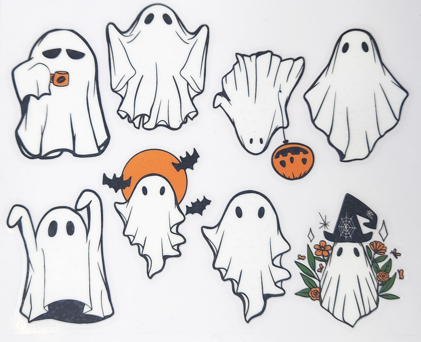 Glow In The Dark Ghost UV Transfer Sheet