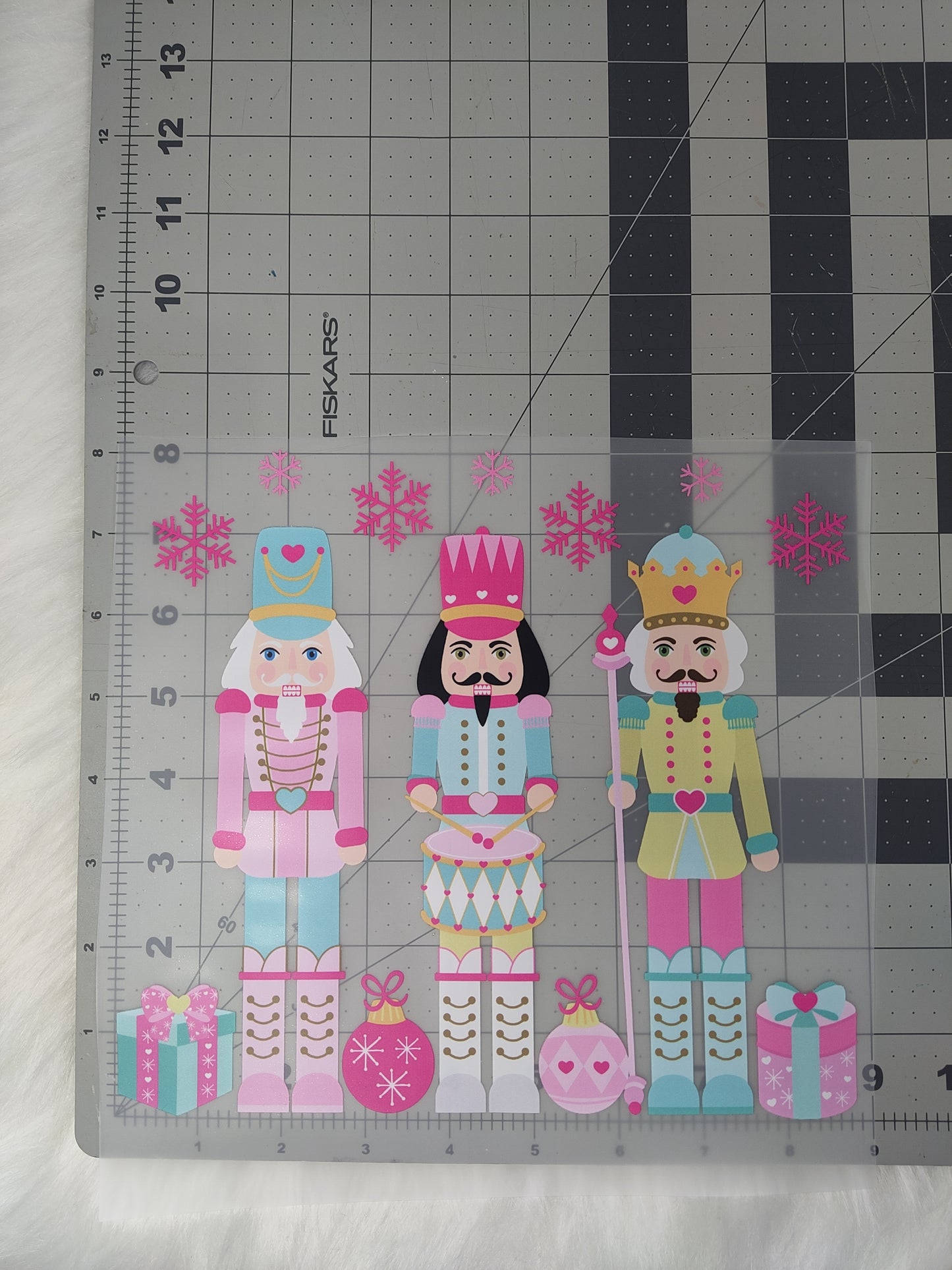 Pastel Nutcracker Trio DTF Iron On Transfers