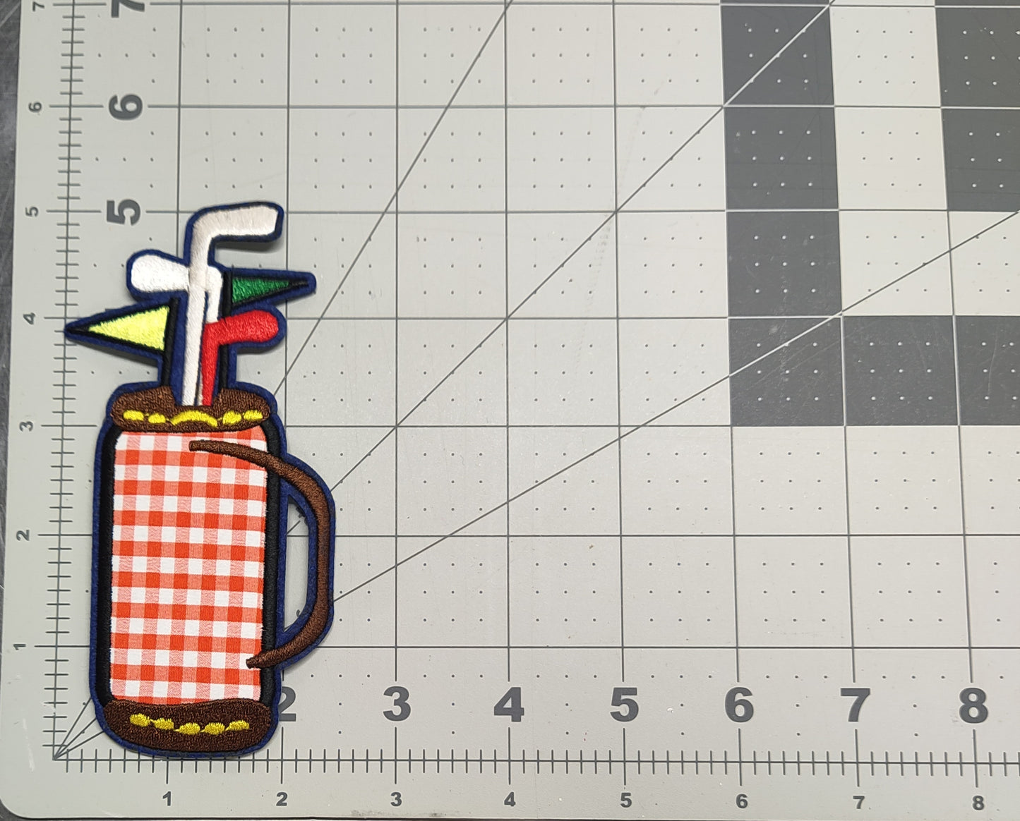 Golf Bag Embroidery Iron On Patch