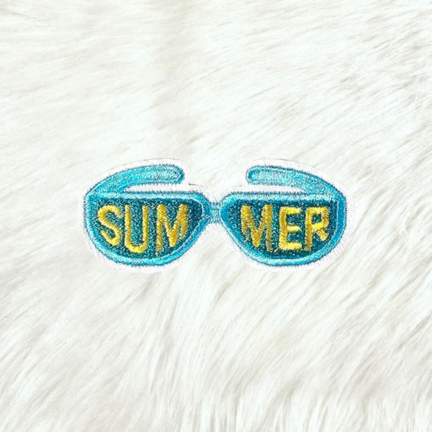 Sunglasses Summer Embroidery Iron On Patch