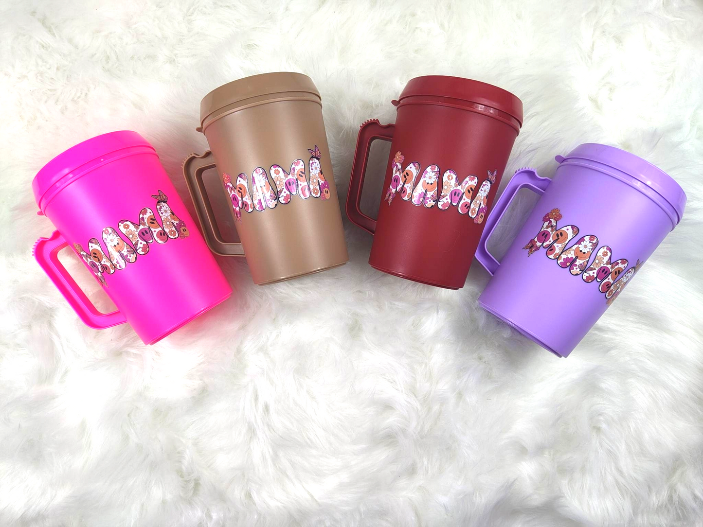 Retro Butterfly Smile MAMA HIP SIPS Mega Mug 34oz