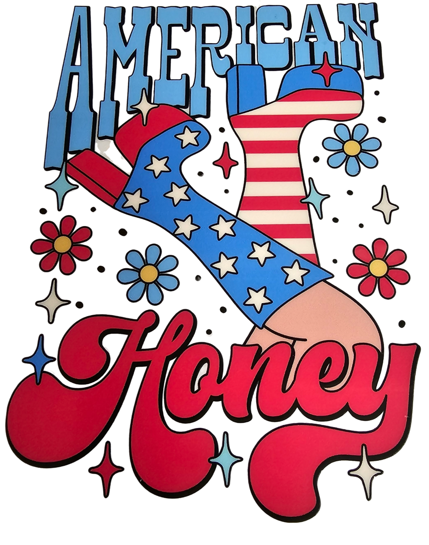 "American Honey USA" UV Transfers