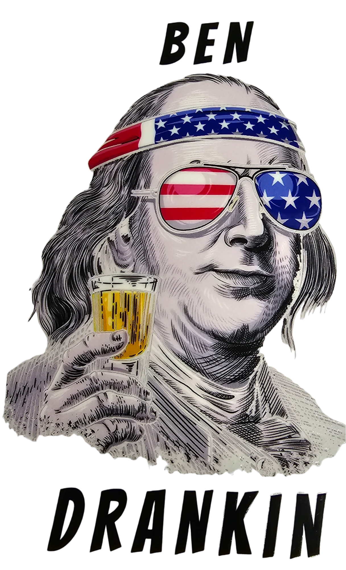 "Ben Dranklin USA" UV Transfers
