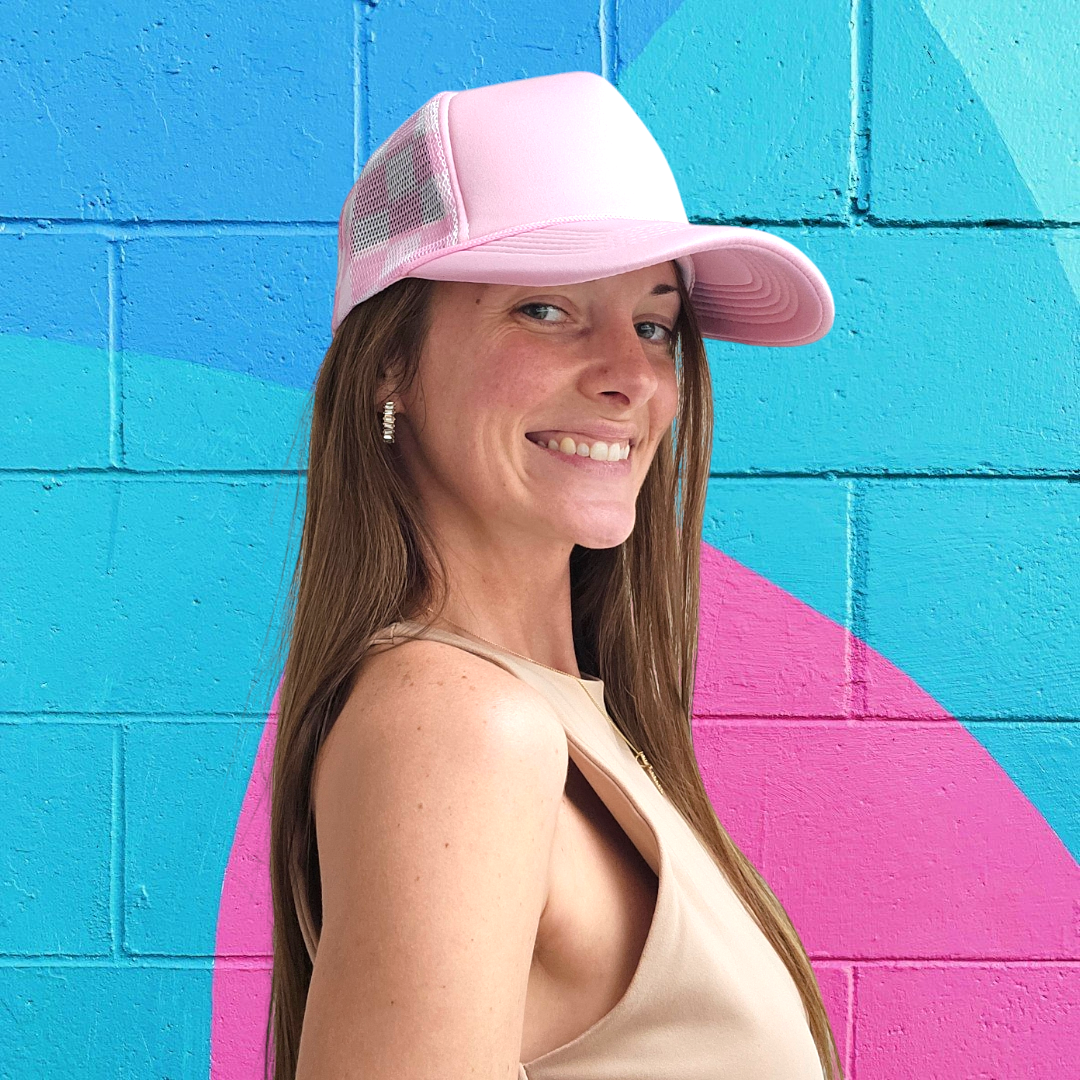 Checker Mesh Trucker Foam Hat