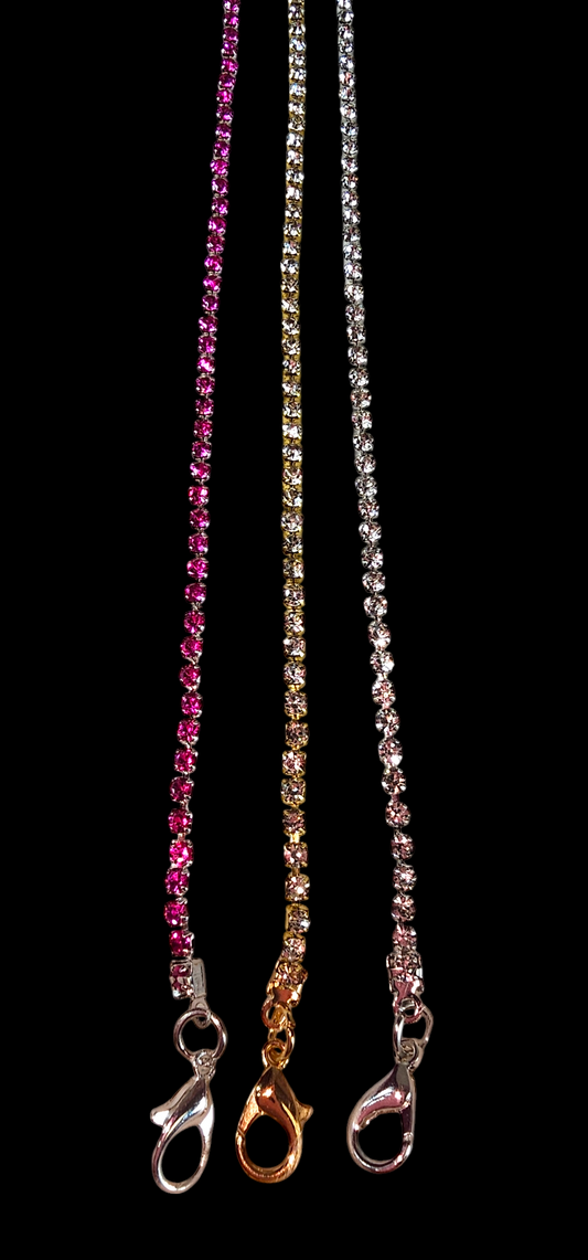 Trucker Hat Chain Rhinestone 2.5mm