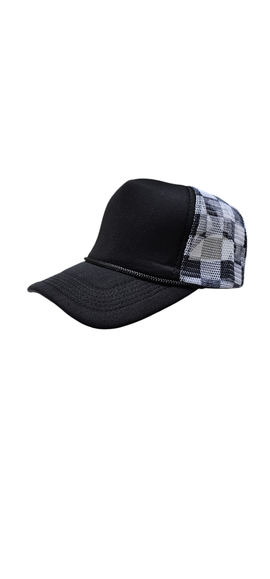 Checker Mesh Trucker Foam Hat