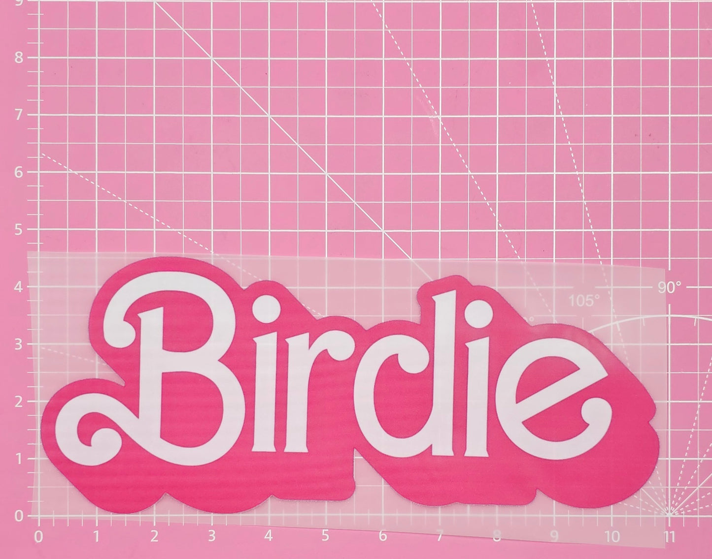 Birdie Golf Barbie Pink DTF Iron On Transfers