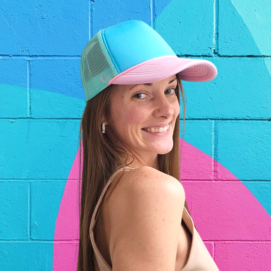 Cotton Candy Trucker Foam Hat