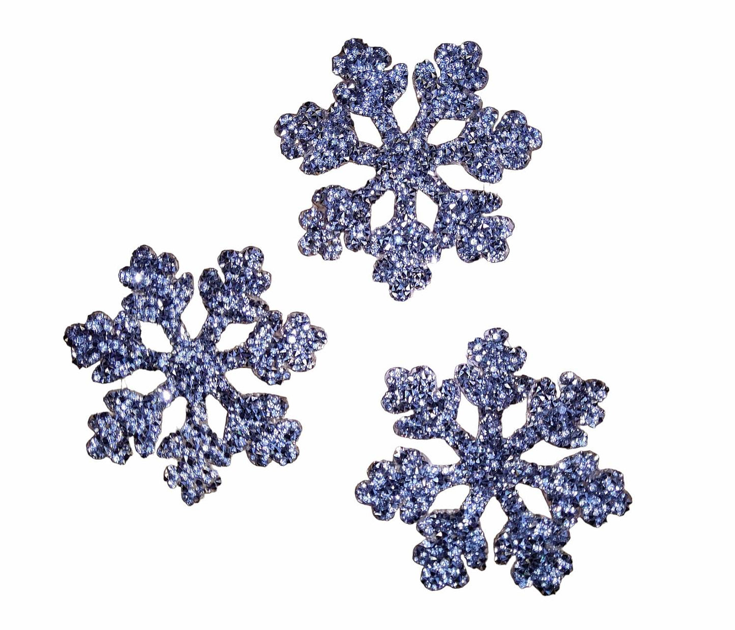 Snowflake Rhinestone Iron On Patches