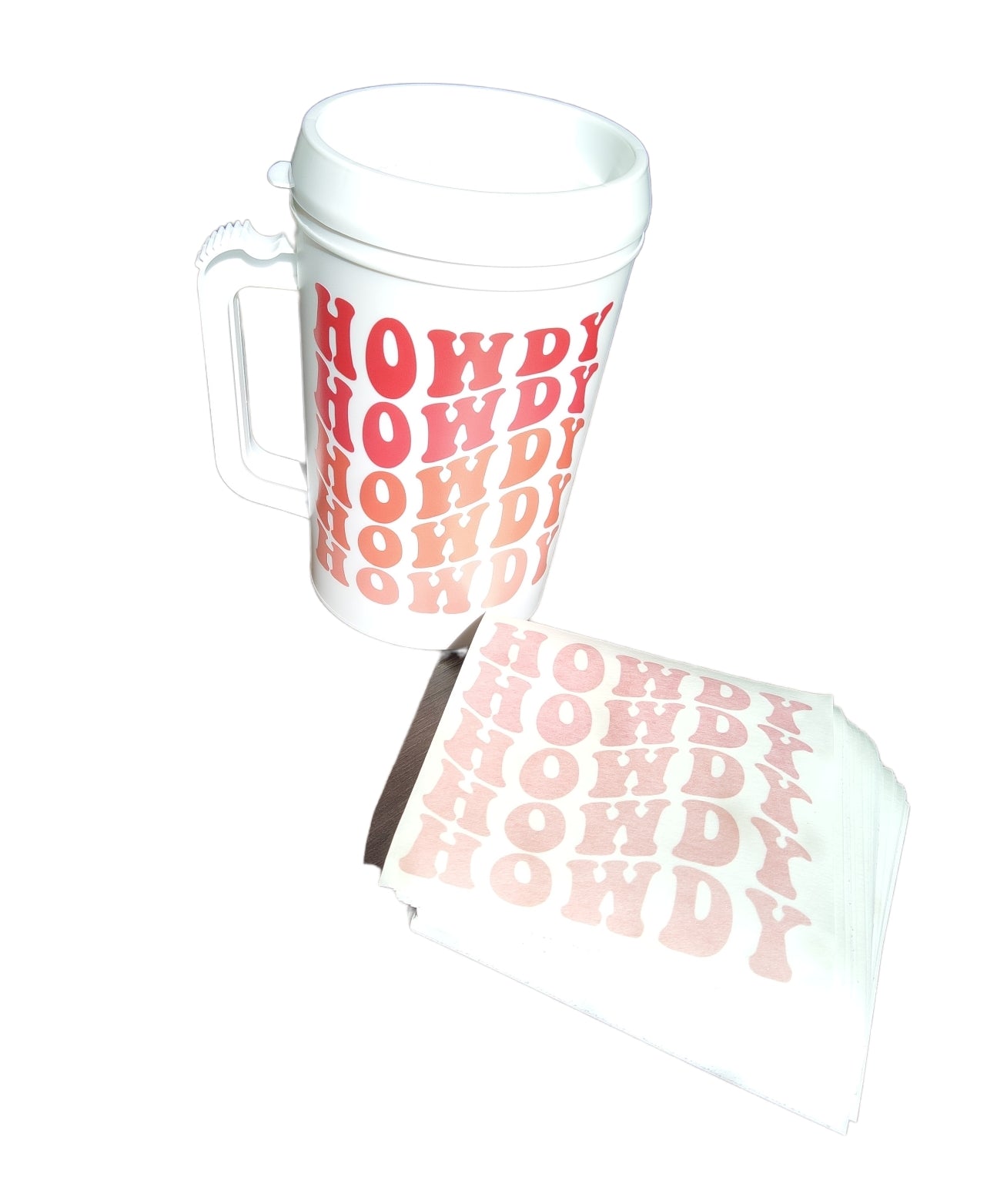 HOWDY Custom Printed Vinyl Decal