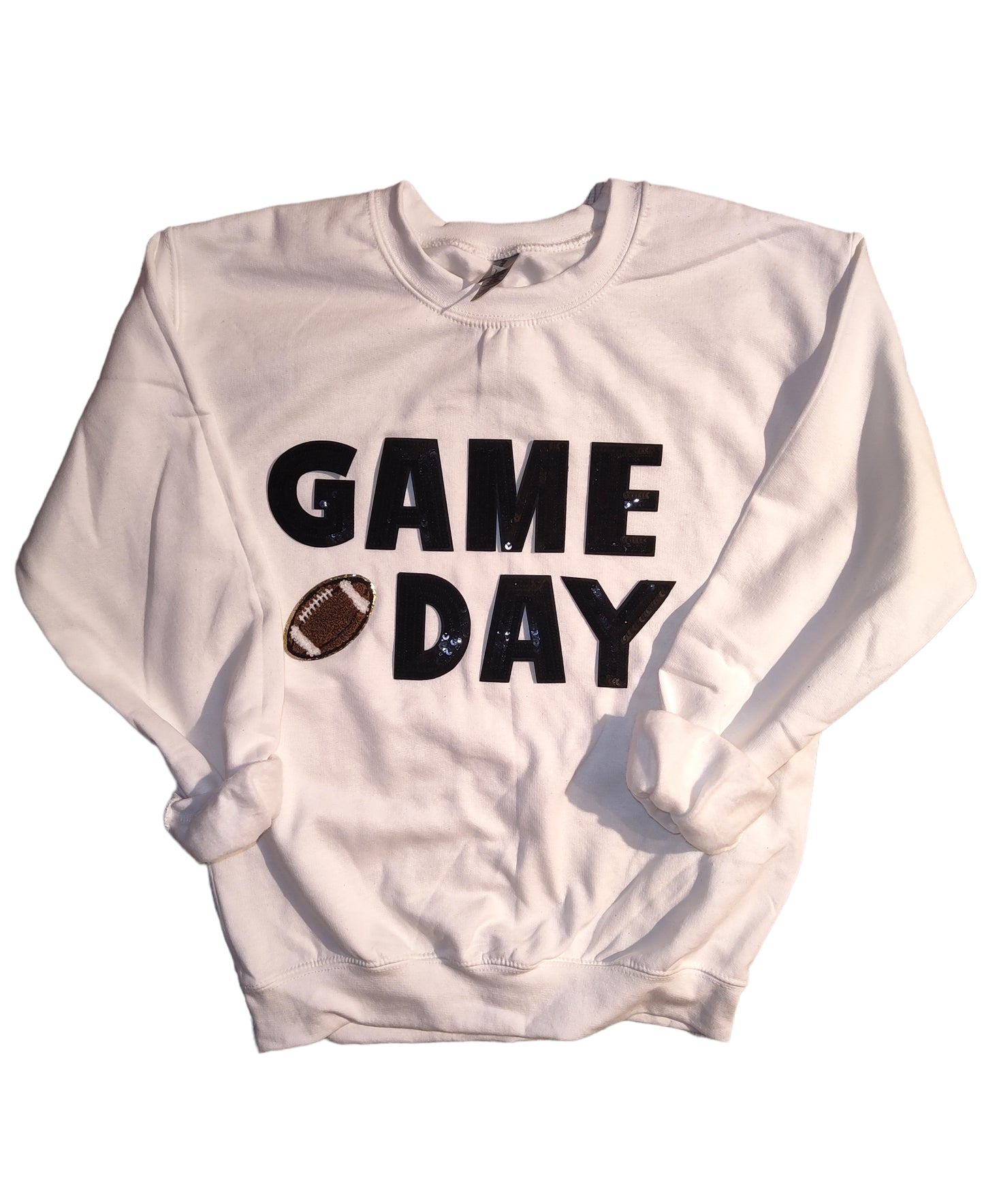 Black Sequin Iron On Patch