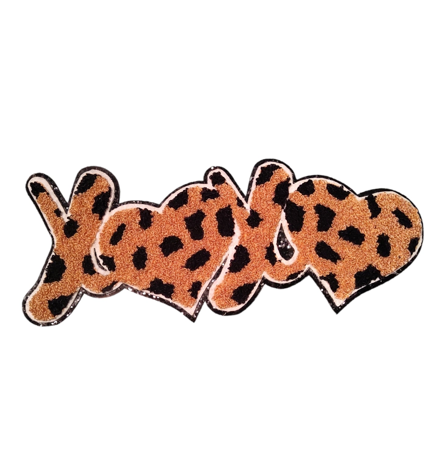 Large XOXO Chenille Iron-on Patches