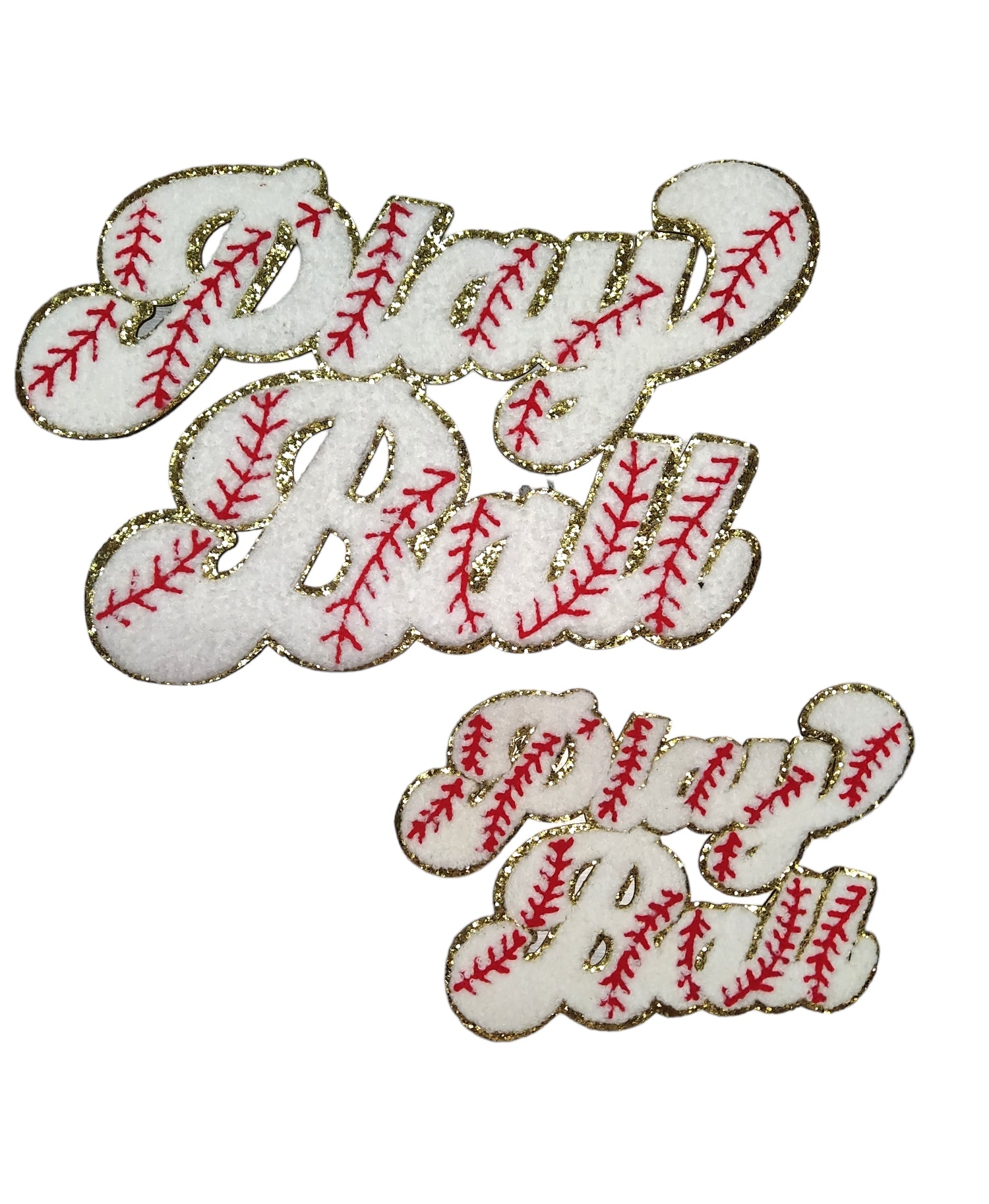 Chenille Baseball Captain Patch from