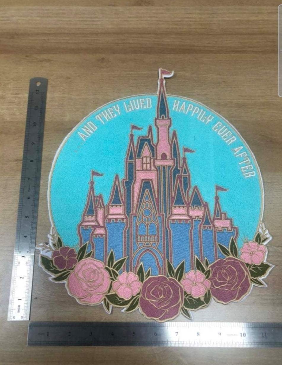 Large Castle Patch Iron On Patch