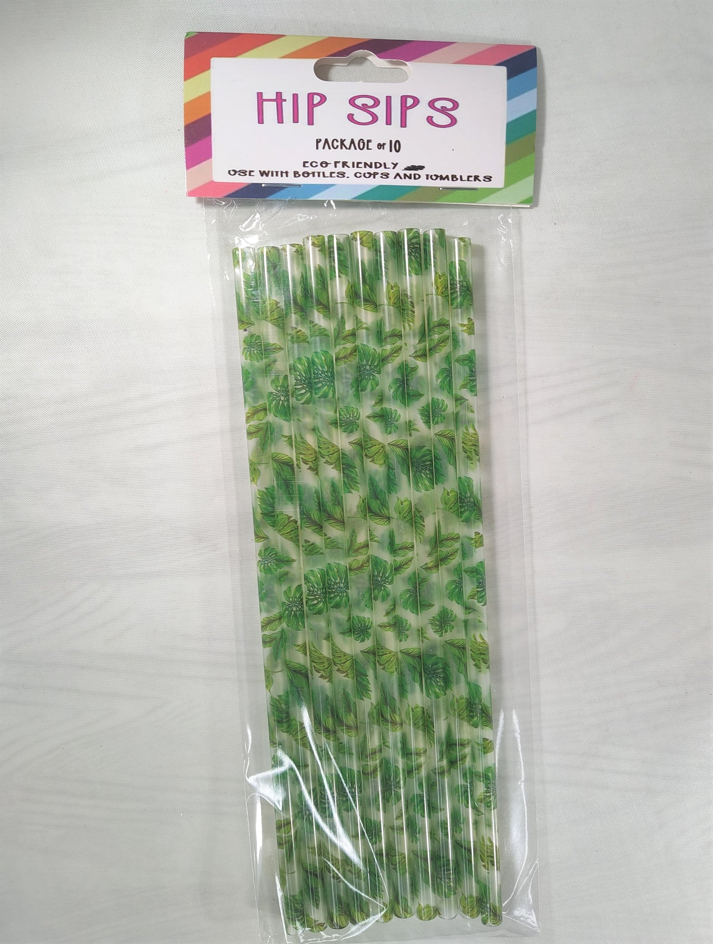 Monstera Leaf Straw Collection