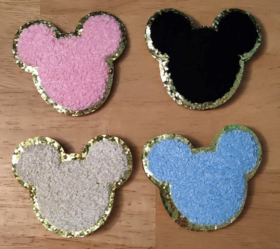 Rainbow Glitter Heart Patches – ART Cloth + Craft