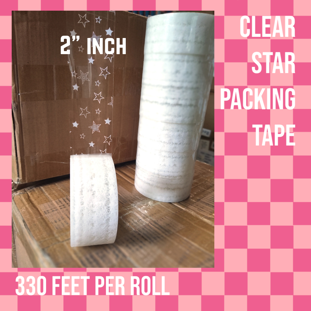 White Star Transparent 2 inch Packing Tape