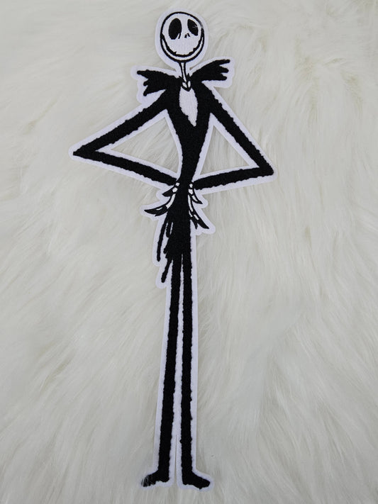 Jack Skellington Nightmare Before Christmas Felt Iron On Patch