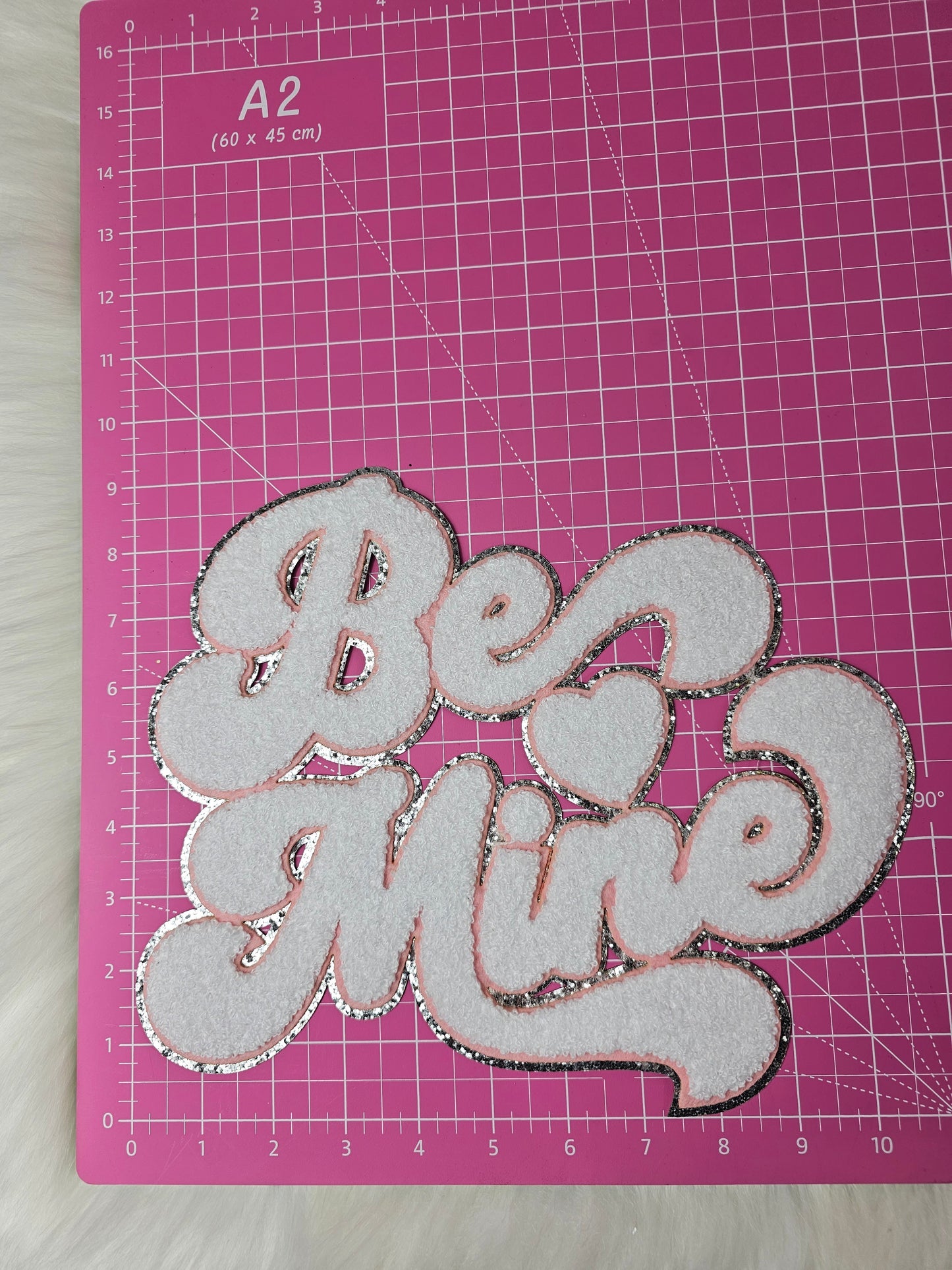 Mine 2 Design Letter N Iron-On Patch