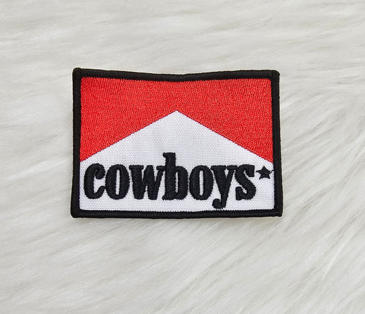 Cowboys Woven Embroidery Iron On Patch