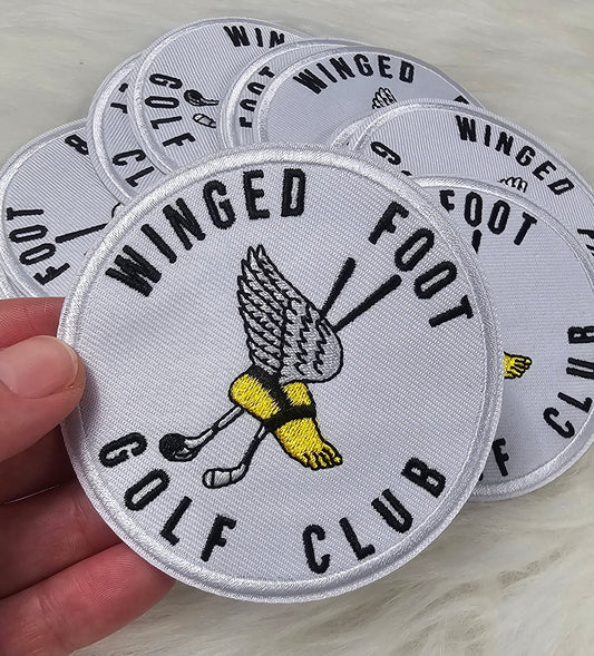 'Winged Foot Golf Club' Trump Embroidery Iron On Patch