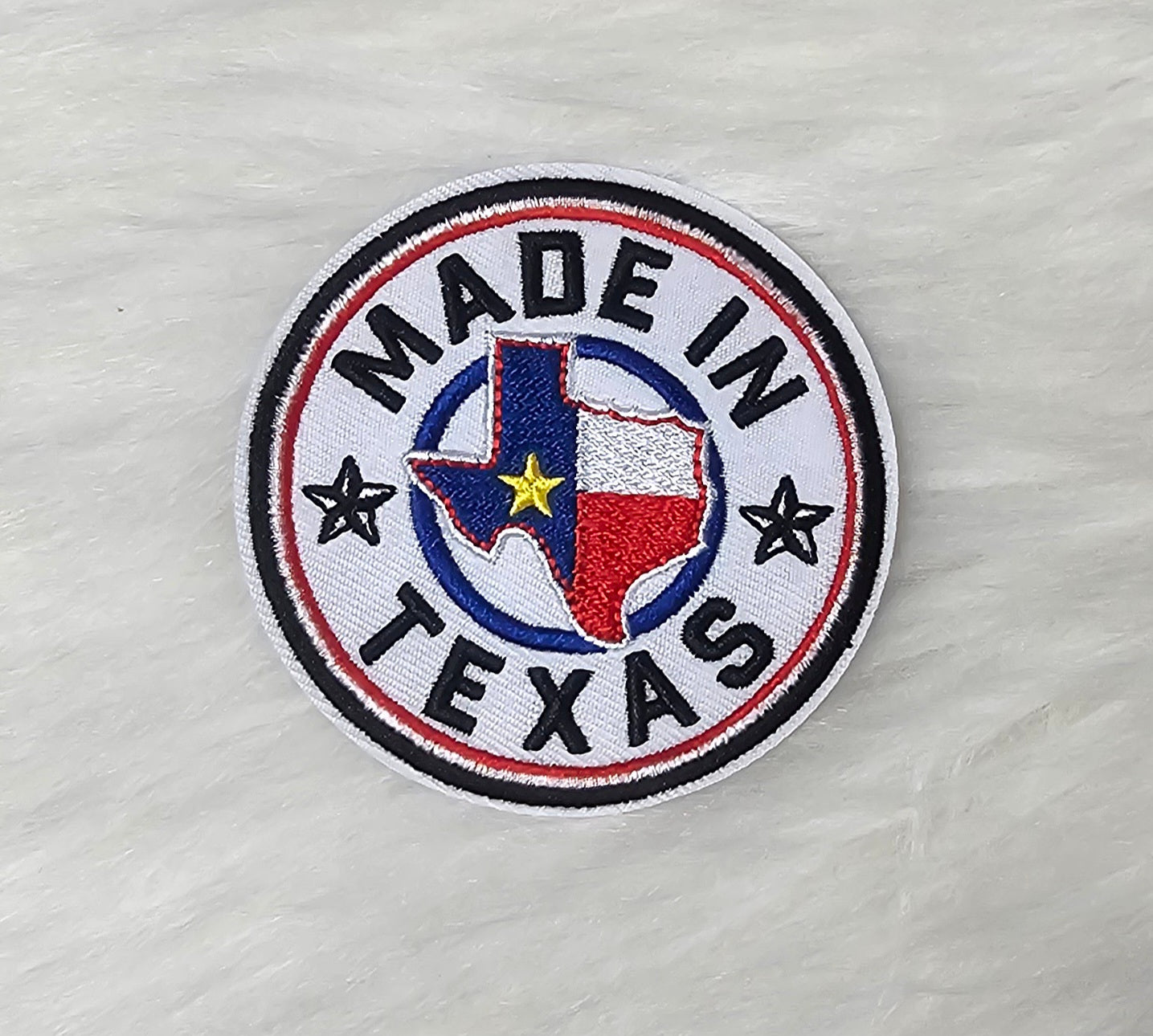 'Made in Texas' Embroidery Iron On Patch