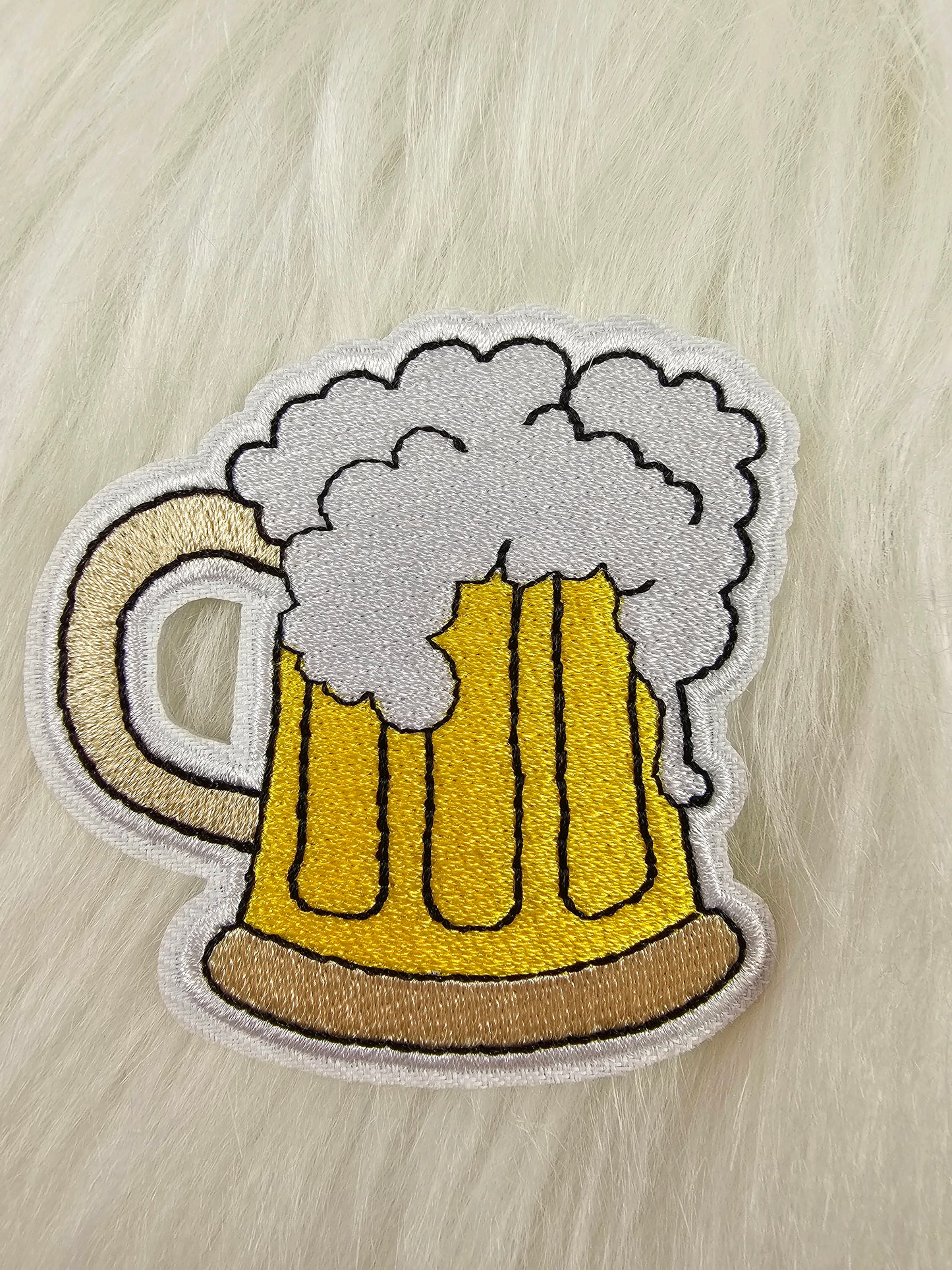 Beer Mug Stein Tankard Toast Cheers Embroidery Iron On Patch